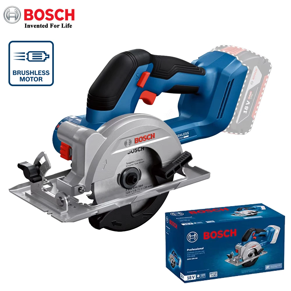 Circular Saw Cordless - ボッシュコードレス丸鋸GKS18V-44木工用家庭用125MMブラシレス18Vリチウムバッテリー木材切断機電動工具