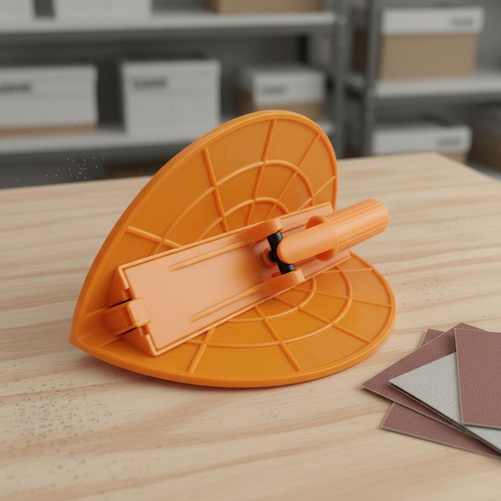 Detail Sander Corner - 半円形アングルサンディングサンドペーパーツール折りたたみ式自己粘着ハンドヘルドマイクロディテールサンダーキット、乾式壁の角用に拡張可能
