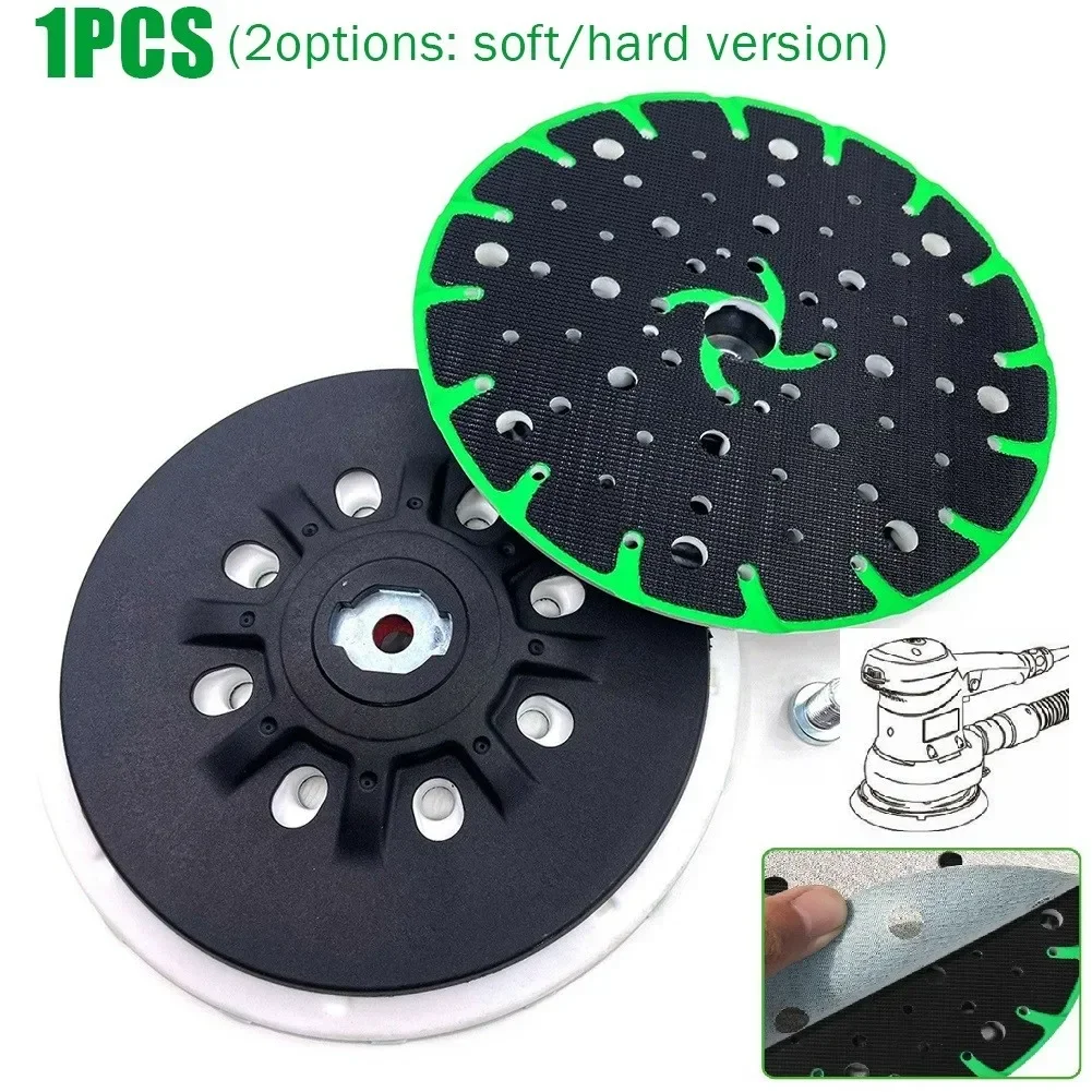 Power Tools Festool - 6インチ150mm 48穴バッキングパッド フックアンドループ サンディングパッド エアサンダー、パワーサンダー、ポリッシャー、フェスツールM8対応