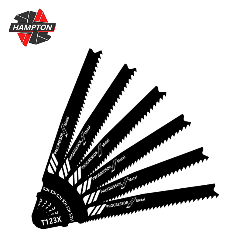 Power Tools Jigsaw - ハンプトン-ジグソー用のブレードt123x,金属切削工具用の各種ブレード