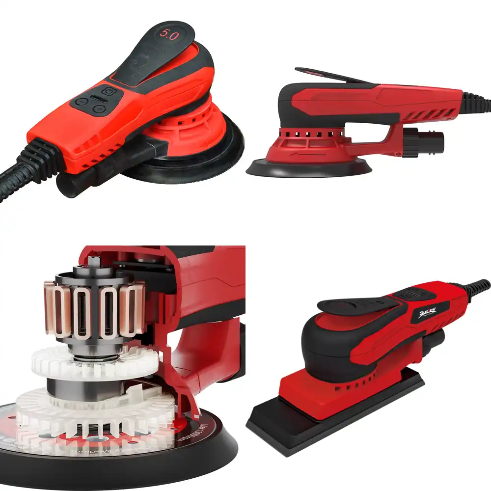 Random Orbital Sander - バーリー150mm DIY工業用ブラシレス電動ランダムオービタルサンダー、床、車、木材研磨用