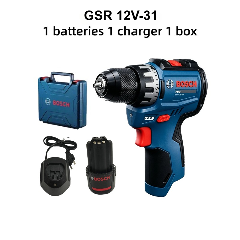Power Tools Ridgid - ボッシュプロフェッショナル GSR 12V-31 コードレスドリル 12V 電動ドライバートルクコンパクトミニ電動工具