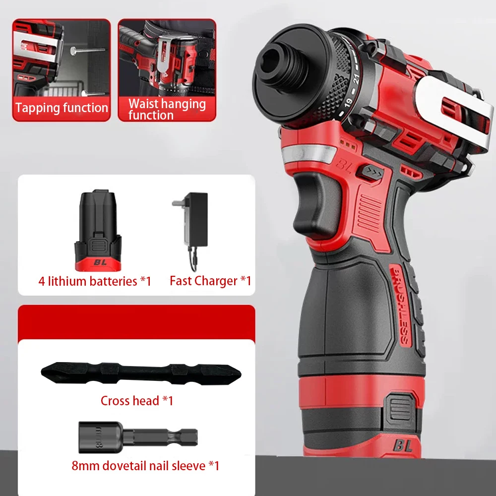 ブラシレスコードレス電動ドリル,ドライバー,電動工具,リチウ - Power Tools Ingco のレビューと価格