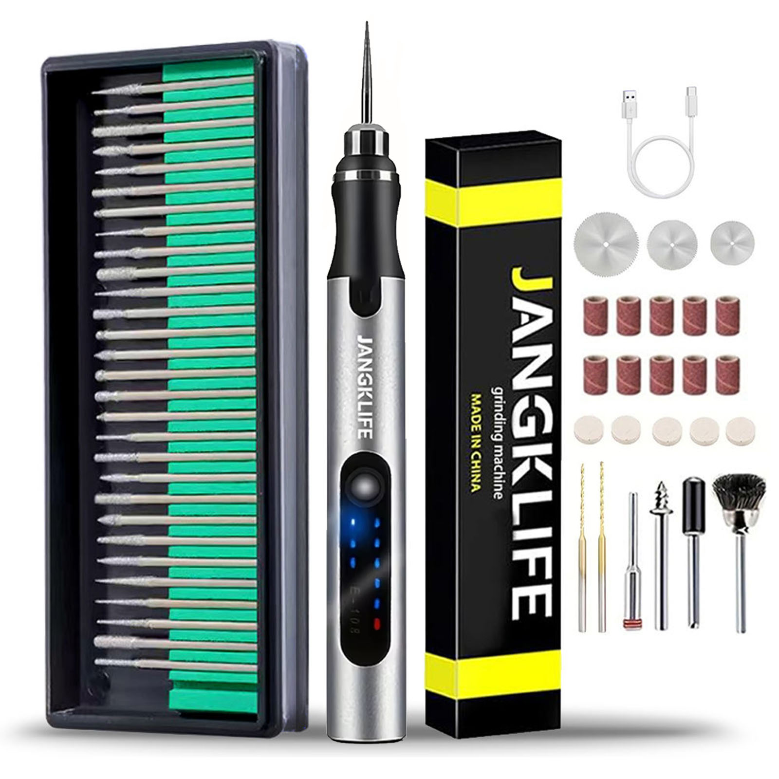 USBコードレスロータリーツールキット木工彫刻ペンDIYジュ - Power Tools Ingco のレビューと価格