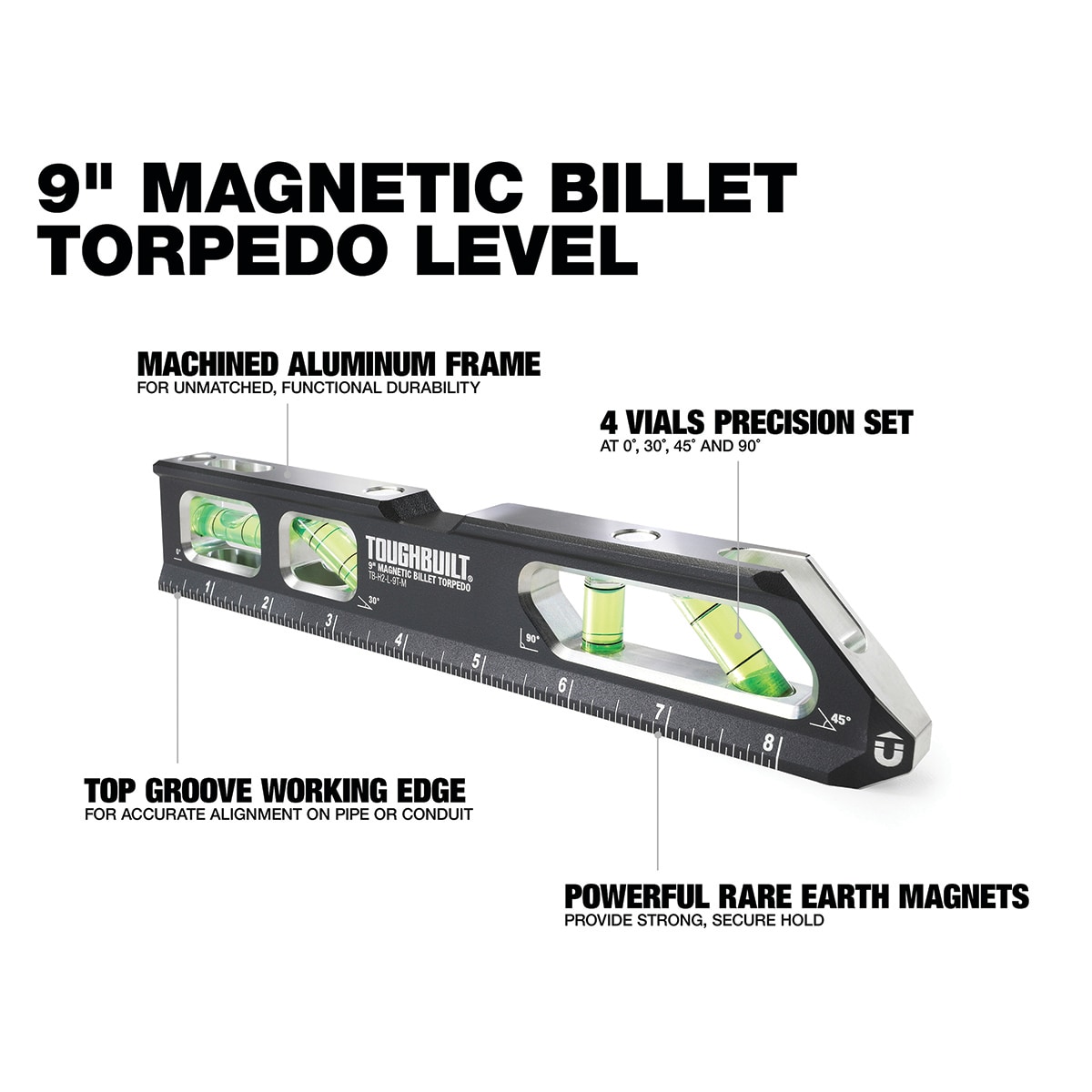 TOUGHBUILT TB-H2-L-9T-M 9インチ磁気 - Power Tools Manual のレビューと価格