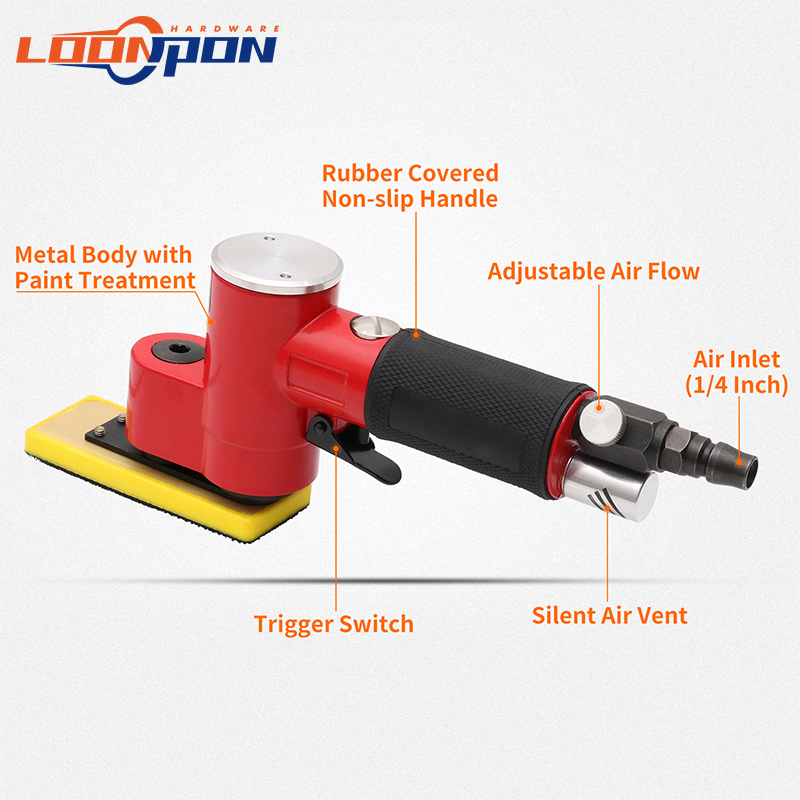 Loonpon ミニ直線エアサンダーランダム軌道空気圧サンダ - Random Orbital Sander のレビューと価格