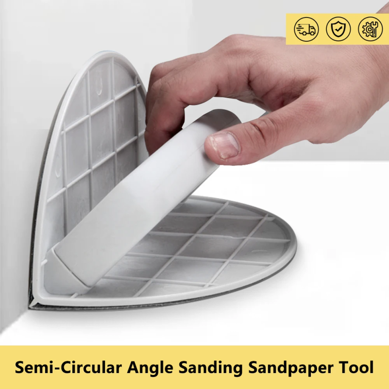 多機能半円形アングルサンディングサンドペーパーツール、自己粘 - Detail Sander Corner のレビューと価格