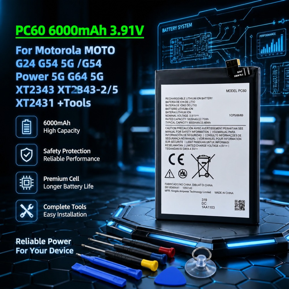 ホットセール 新品 PC60 6000mAh 3.91V モ - Power Xt Tools のレビューと価格