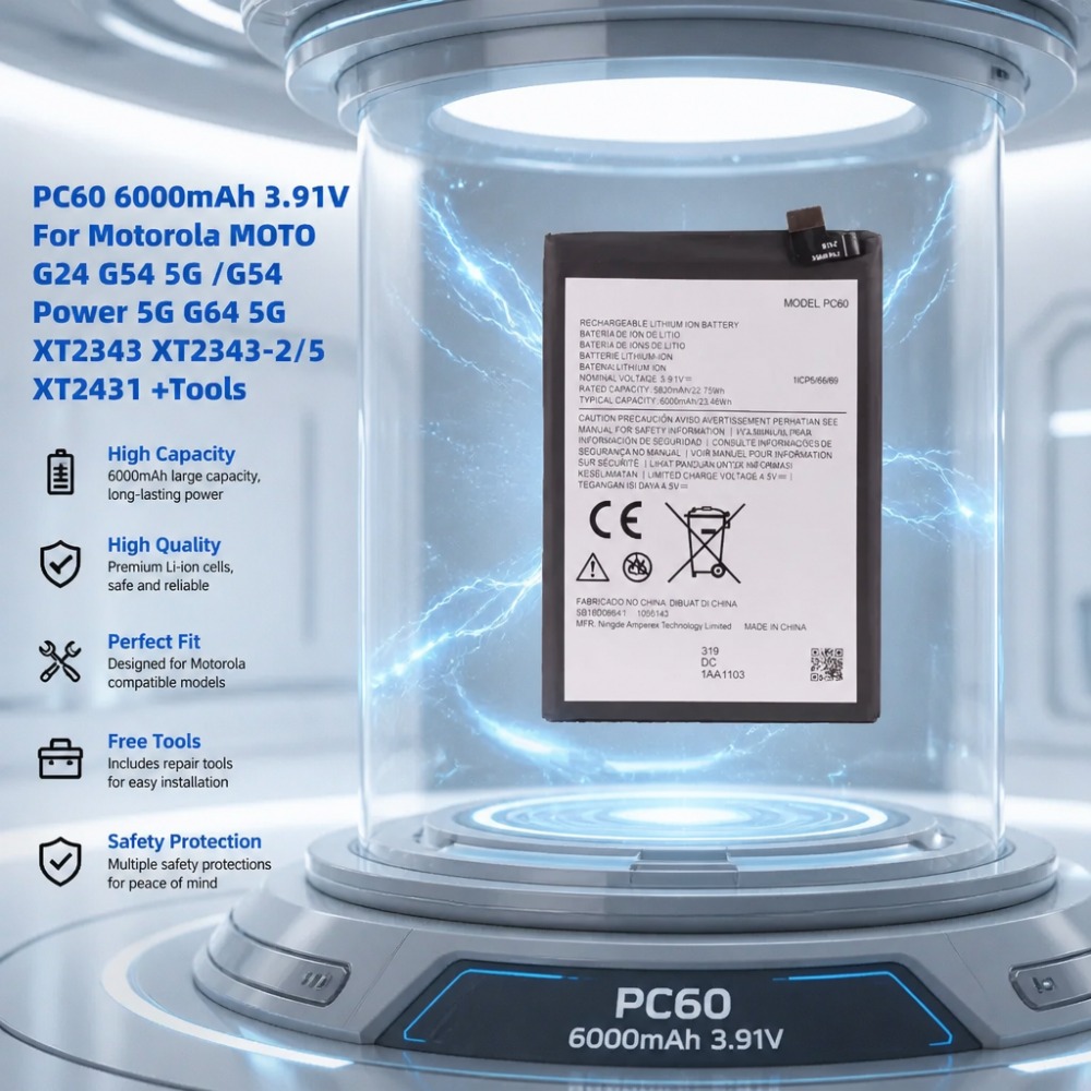 ホットセール 新品 PC60 6000mAh 3.91V モ - Power Xt Tools のレビューと価格