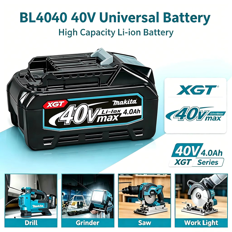 100%新品純正マキタ40V 4000mAh充電式リチウムバ - Makita Power Tools Xgt のレビューと価格