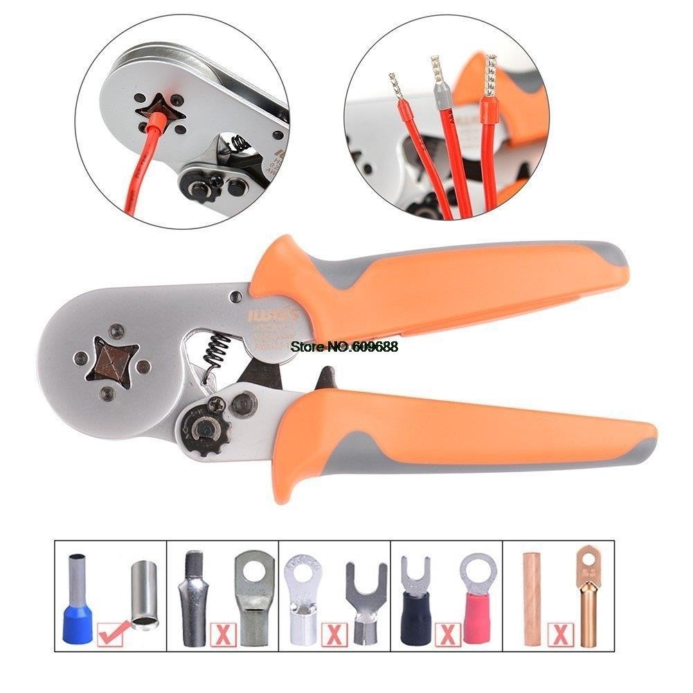 Iwiss-フェルール圧着工具、ラチェット、自己調整可能な圧 - Power Tools Germany のレビューと価格