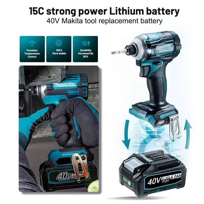 高品質 6.0Ah リチウムイオン交換用バッテリー マキタ  - Makita Power Tools Xgt のレビューと価格