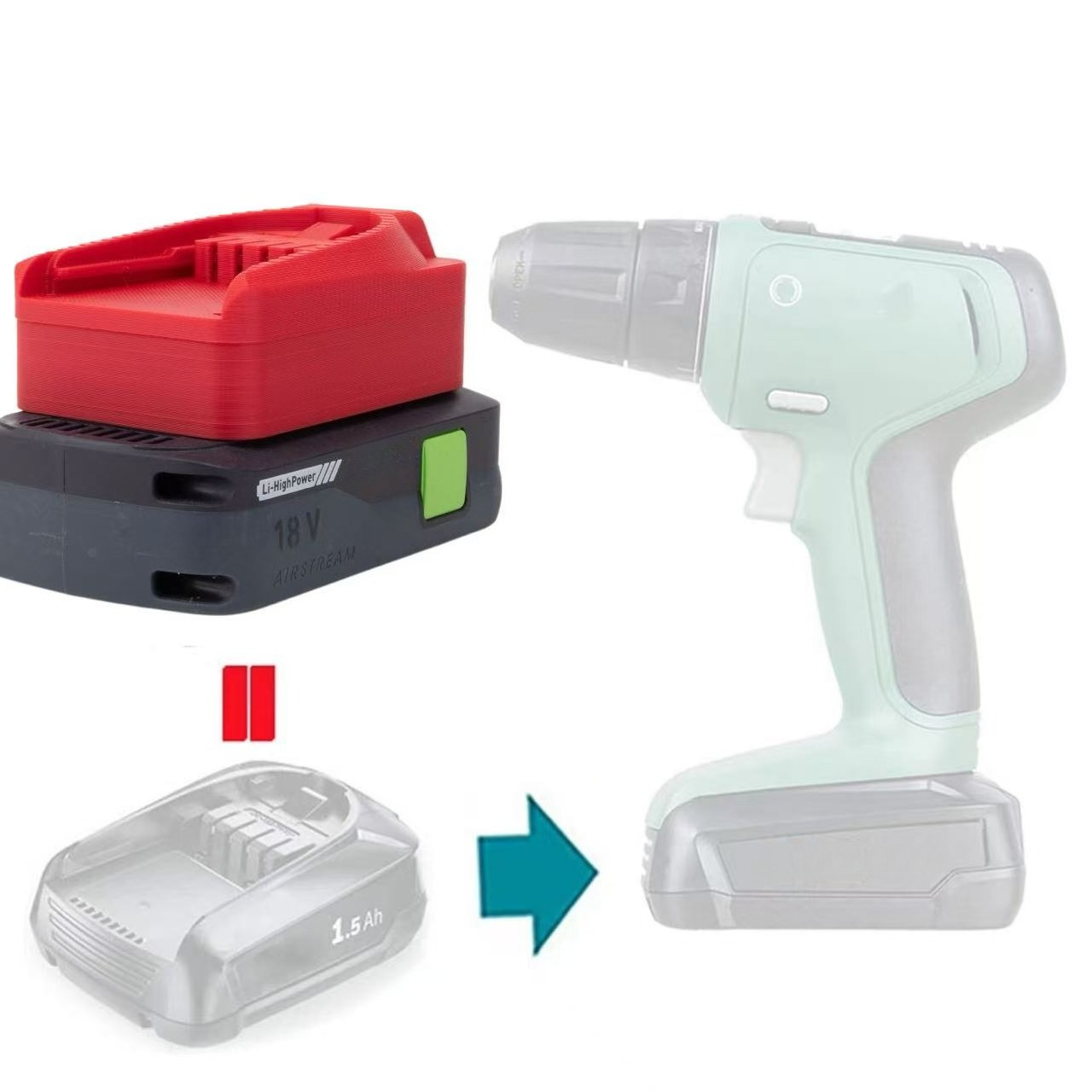 フェスツールシリーズ18Vリチウムイオンバッテリー用アダプタ - Power Tools Festool のレビューと価格