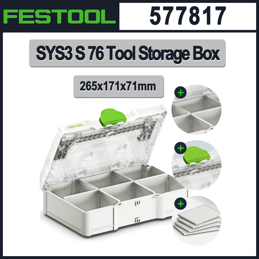 FESTOOL SYS3 S 76 電動工具アクセサリー用ツ - Power Tools Festool のレビューと価格