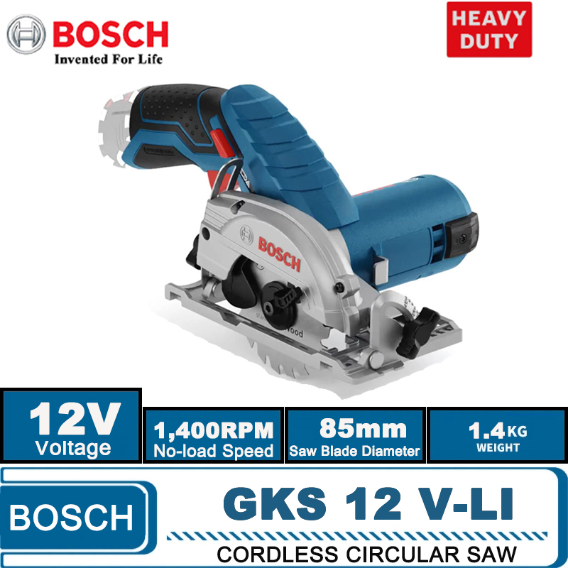 ボッシュ GKS 12V-LI 電動丸鋸 プロフェッショナル - Circular Saw Cordless のレビューと価格