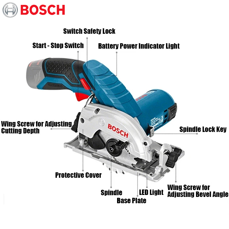 ボッシュ GKS 12V-LI 電動丸鋸 プロフェッショナル - Circular Saw Cordless のレビューと価格