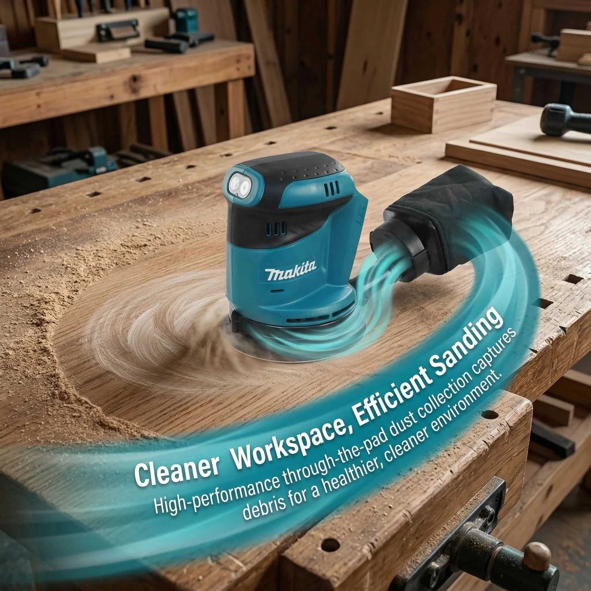 マキタ DBO180Z 18V ブラシレスコードレスディスク - Random Orbital Sander のレビューと価格