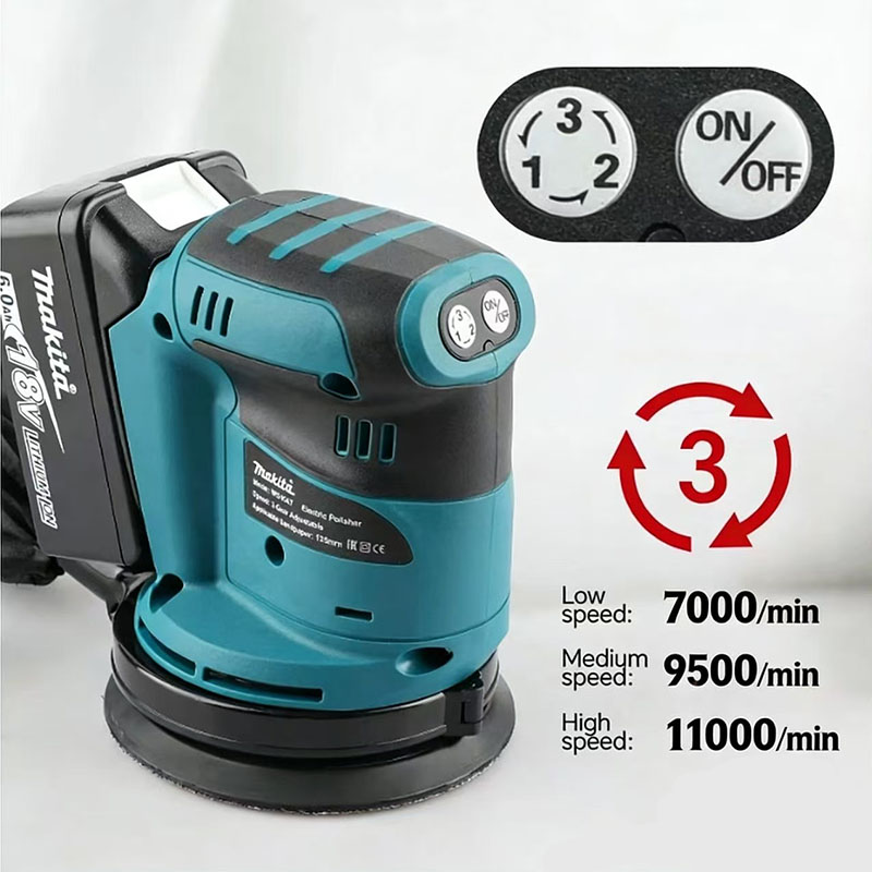 マキタ DBO180Z 18V ブラシレスコードレスディスク - Random Orbital Sander のレビューと価格