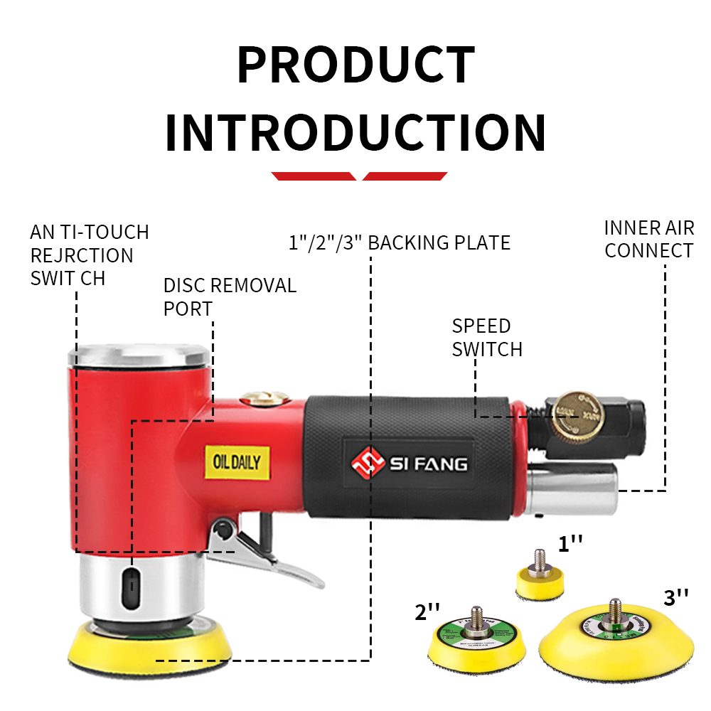 Sifang-自動車研磨機,自動車研磨,高速空気動力付き研磨 - Random Orbital Sander のレビューと価格