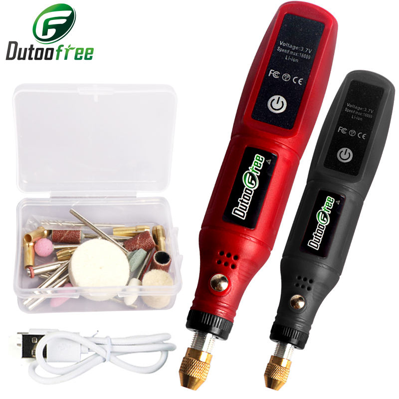 USB コードレスロータリーツールキット木工彫刻ペン DIY - Power Tools Ingco のレビューと価格