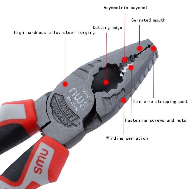 6 ''/7 ''/8 ''多機能ワイヤーカッタードイツ電気 - Power Tools Germany のレビューと価格