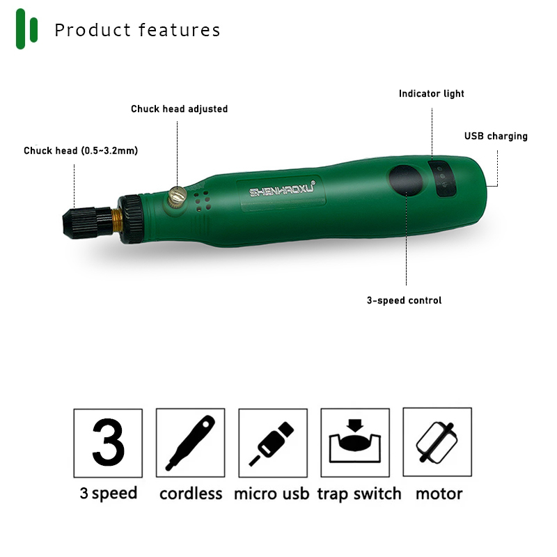 電動グラインダーセットコードレスドリルロータリーツール木彫り - Power Tools Ingco のレビューと価格